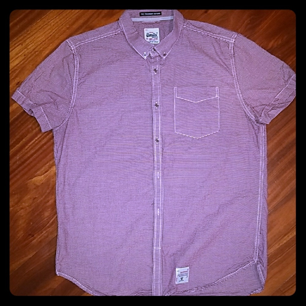 superdry casual short sleeve shirt